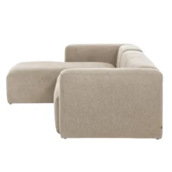 Sofa Blok 3 Osobowa Z Lewym Szezlongiem Beżowa Kave Home
