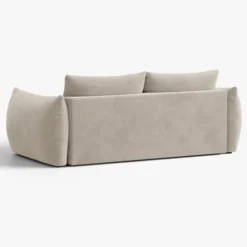 Sofa Bloom 3-Osobowa Jasnobeżowy Welur Micadoni