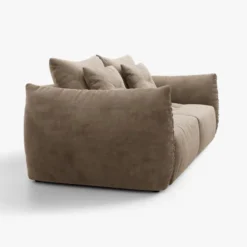 Sofa Bloom 3-Osobowa Jasnobrązowy Welur Micadoni