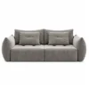 Sofa Bloom 3-Osobowa Szary Welur Micadoni