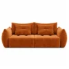 Sofa Bloom 3-Osobowa Terakotowy Welur Micadoni