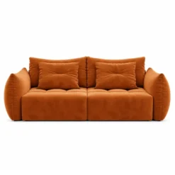Sofa Bloom 3-Osobowa Terakotowy Welur Micadoni