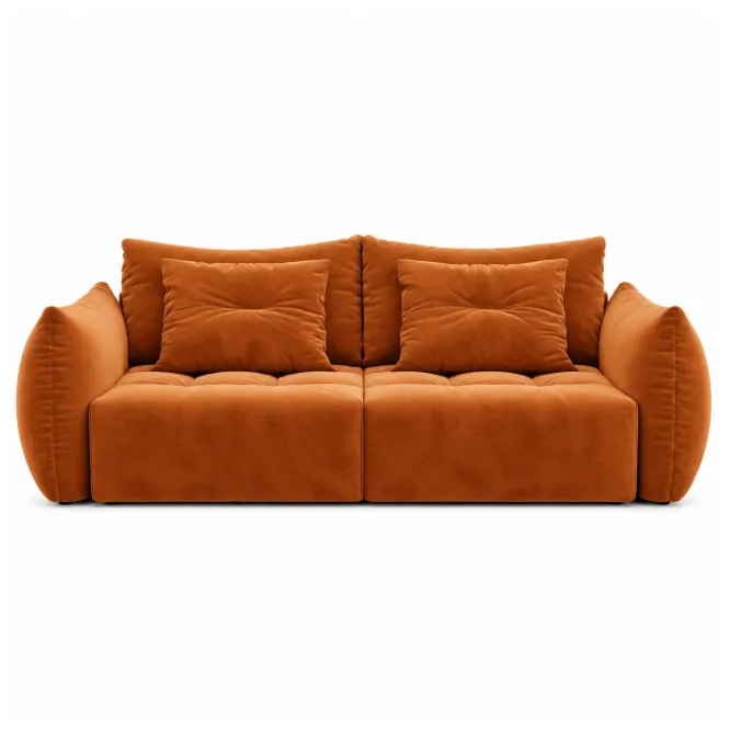 Sofa Bloom 3-Osobowa Terakotowy Welur Micadoni