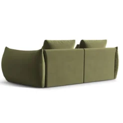 Sofa Bloom 3-Osobowa Zielony Welur Micadoni