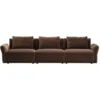 Sofa Bondi 3 Osobowa Brązowa Furninova