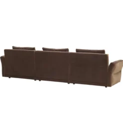 Sofa Bondi 3 Osobowa Brązowa Furninova