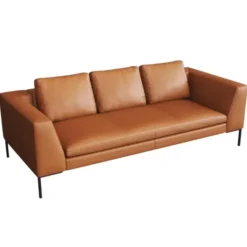Sofa Born 3 Seater Omaha Cognac Brown