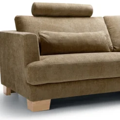 Sofa Brandon Z Zagłówkiem 3 Seat Bloom Teddy Brown Sits