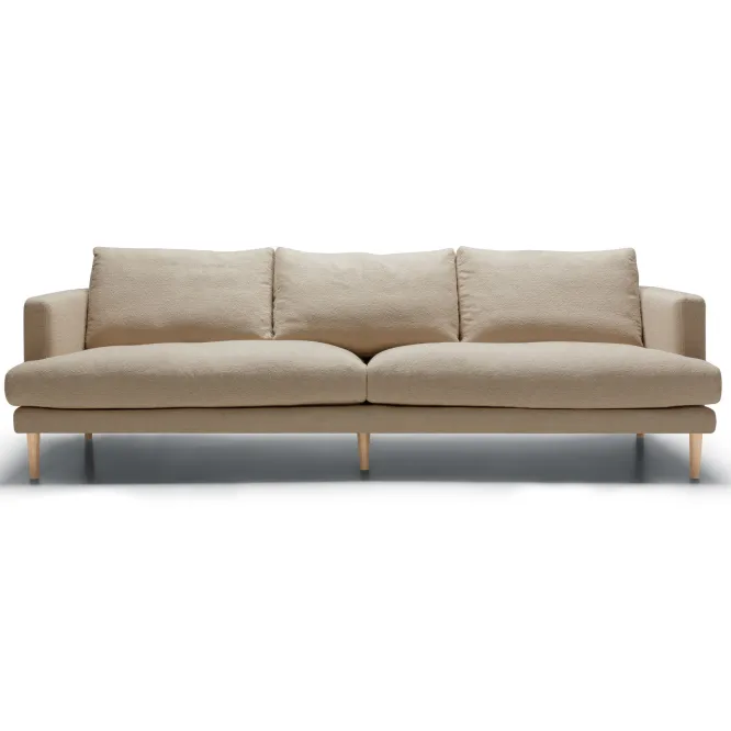 Sofa Britt 3 Seat Heater Light Beige Sits