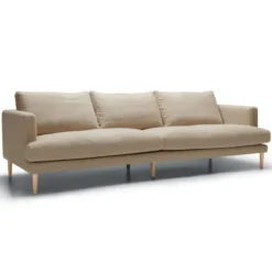 Sofa Britt 3 Seat Heater Light Beige Sits