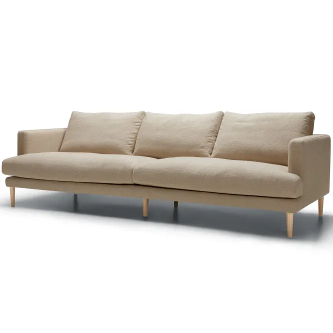 Sofa Britt 3 Seat Heater Light Beige Sits