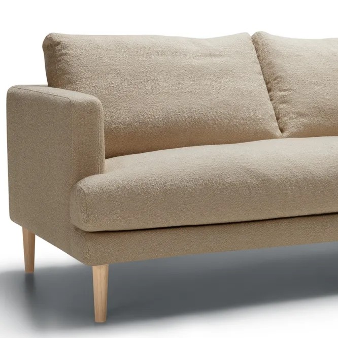 Sofa Britt 3 Seat Heater Light Beige Sits