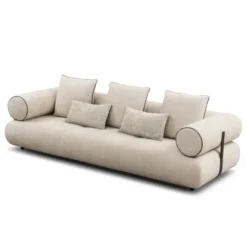 Sofa Casablanca 3 Osobowa Beżowa Nordic Line