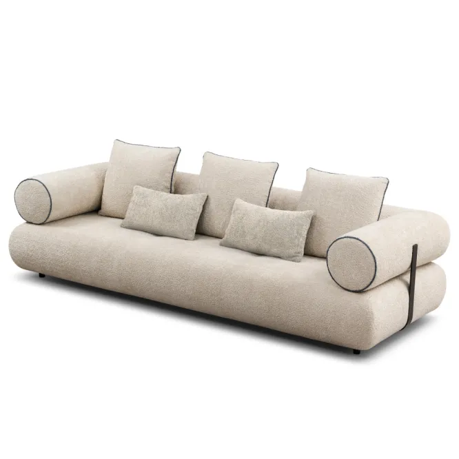 Sofa Casablanca 3 Osobowa Beżowa Nordic Line