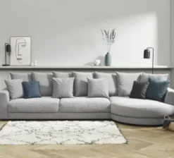 Sofa Clarissa 3 Seater - Chaiselong Wine Red