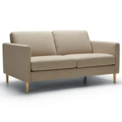 Sofa Domino 2 Seat Heather Light Beige Sits