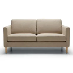 Sofa Domino 2 Seat Heather Light Beige Sits