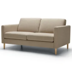 Sofa Domino 2 Seat Heather Light Beige Sits