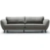 Sofa Emma 3 Seat Sneak Grey Sits