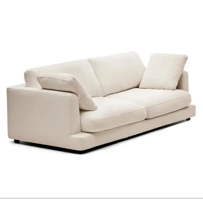 Sofa Gala 3 Osobowa Beżowa Kave Home