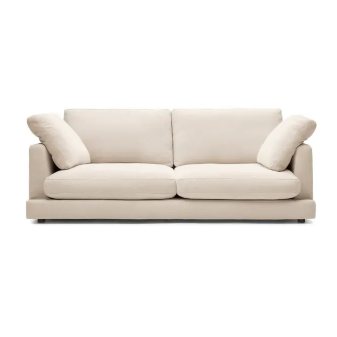Sofa Gala 3 Osobowa Beżowa Kave Home