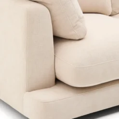 Sofa Gala 3 Osobowa Beżowa Kave Home