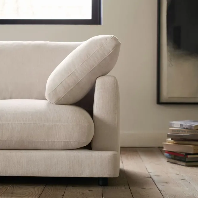 Sofa Gala 3 Osobowa Beżowa Kave Home