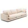 Sofa Gala 4 Osobowa Beżowa Kave Home