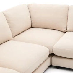 Sofa Gala Z Prawym Szezlongiem Beżowa Kave Home