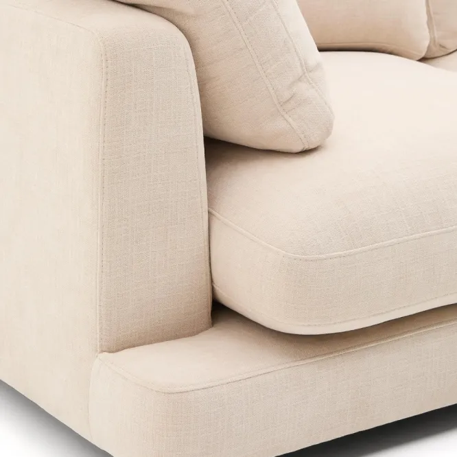 Sofa Gala Z Prawym Szezlongiem Beżowa Kave Home
