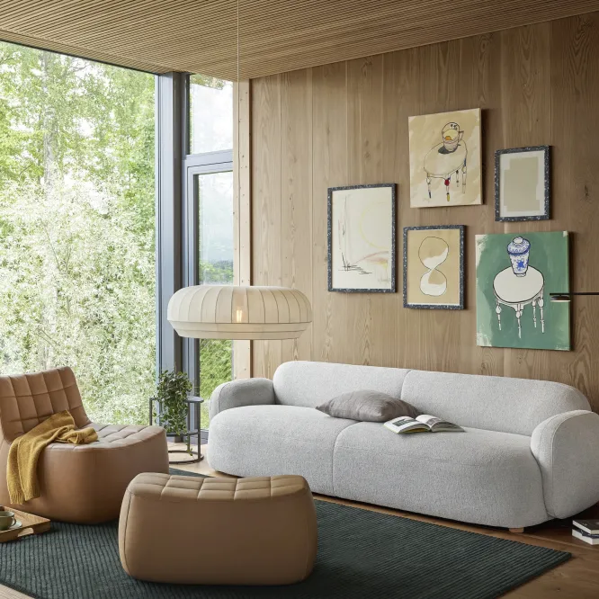 Sofa Gem 3-Osobowa Grace Blue Northern