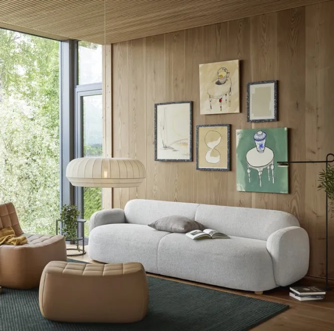 Sofa Gem 3-Osobowa Grace Blue Northern