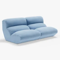 Sofa Hi Lo Av54 2-Osobowa Błękitna Andtradition
