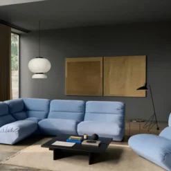 Sofa Hi Lo Av54 2-Osobowa Błękitna Andtradition