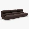 Sofa Hi Lo Av54 3-Osobowa Brązowa Andtradition