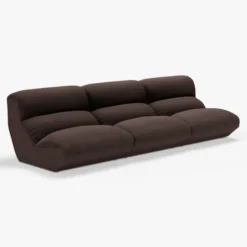 Sofa Hi Lo Av54 3-Osobowa Brązowa Andtradition
