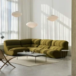 Sofa Hi Lo Av54 3-Osobowa Zielona Andtradition
