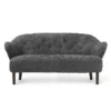 Sofa Ingeborg Sheepskin Anthracite Nóżki Dąb Przydymiony By Lassen
