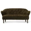Sofa Ingeborg Sheepskin Espresso Nóżki Dąb Przydymiony By Lassen