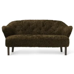 Sofa Ingeborg Sheepskin Espresso Nóżki Dąb Przydymiony By Lassen
