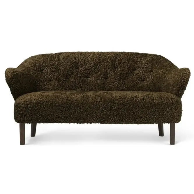 Sofa Ingeborg Sheepskin Espresso Nóżki Dąb Przydymiony By Lassen