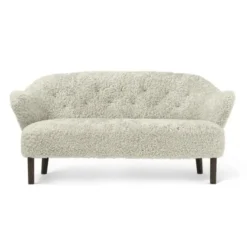 Sofa Ingeborg Sheepskin Green Tea Nóżki Dąb Przydymiony By Lassen