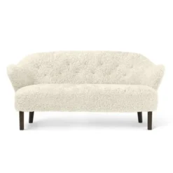 Sofa Ingeborg Sheepskin Off White Nóżki Dąb Przydymiony By Lassen