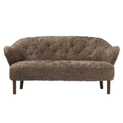 Sofa Ingeborg Sheepskin Sahara Nóżki Dąb Przydymiony By Lassen