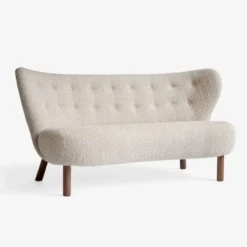 Sofa Little Petra Vb2 Walnut-Karakorum 003 Andtradition