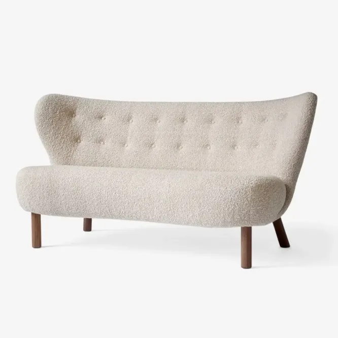 Sofa Little Petra Vb2 Walnut-Karakorum 003 Andtradition