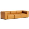 Sofa Mags 3 Osobowa High Armrest Sense Cognac Hay