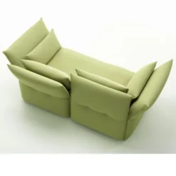 Sofa Mariposa 2-Seater Credo Sand Avocado Vitra