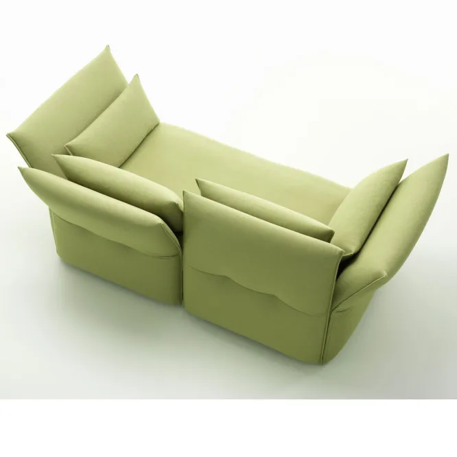 Sofa Mariposa 2-Seater Credo Sand Avocado Vitra