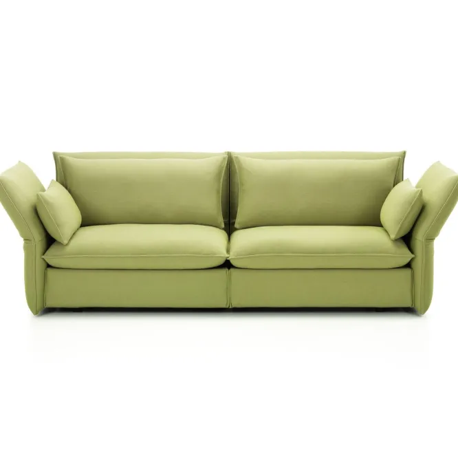 Sofa Mariposa 3-Seater Credo Sand Avocado Vitra